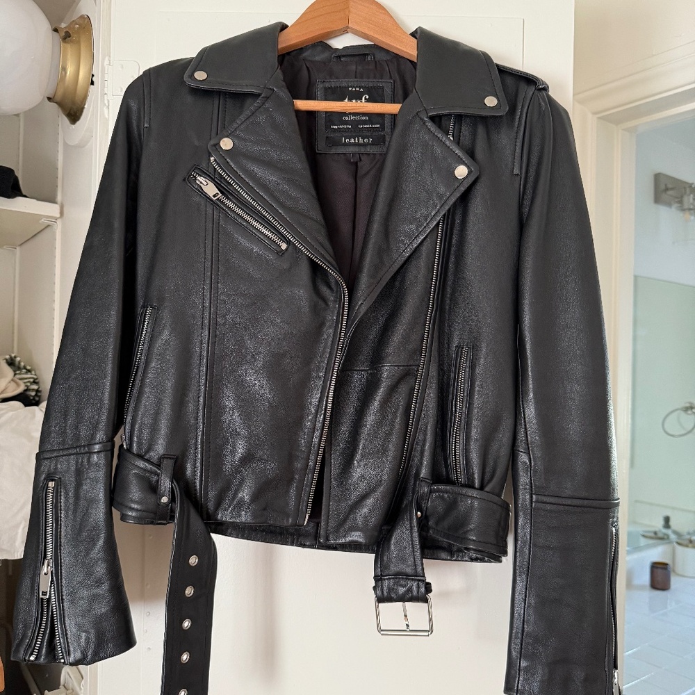 Zara Leather Jacket S